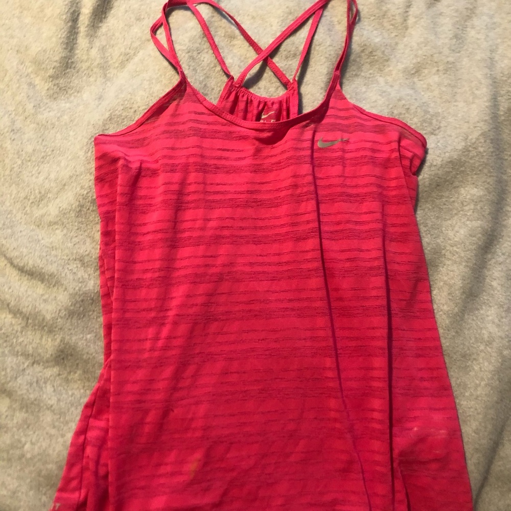 Dri-fit pink nike shirt